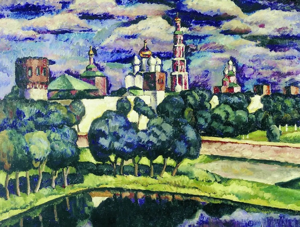 Картина&nbsp;&laquo;Новодевичий монастырь&raquo;. Фото:&nbsp;Волгоградский музей изобразительных искусств им. И.И. Машкова