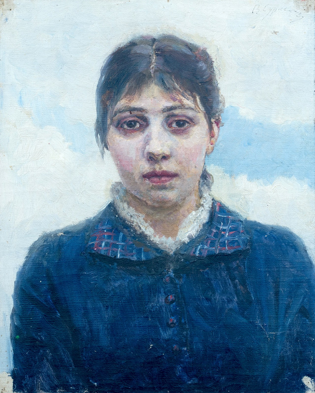 Портрет Е. А. Суриковой, жены художника. Фото:&nbsp;Русский музей