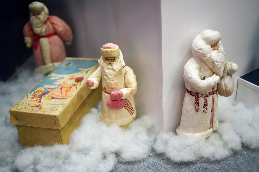 Выставка советских елочных игрушек &laquo;Старый добрый Новый год&raquo;. Фото:&nbsp;Кардашов Антон&nbsp;/ Агентство &laquo;Москва&raquo;