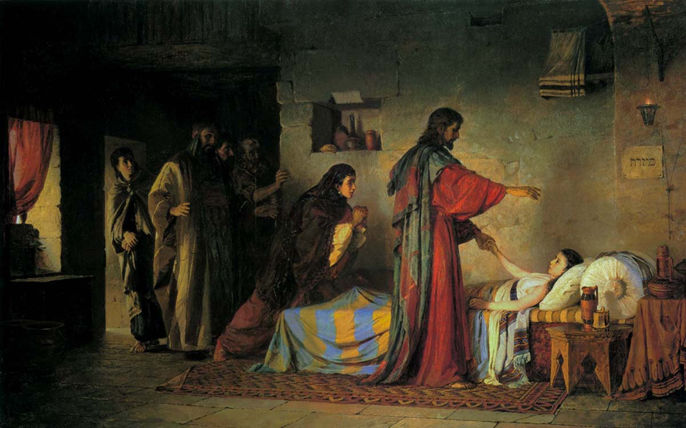Картина «Воскрешение дочери Иаира» В. Д. Поленова. Фото: Русский музей