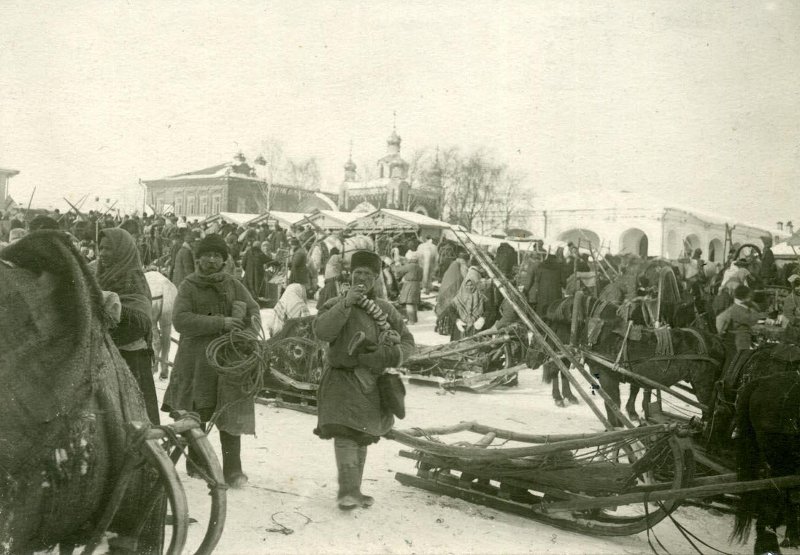 Ярмарка в Чердыни, 1890-е года. Фото:&nbsp;Пермский краеведческий музей