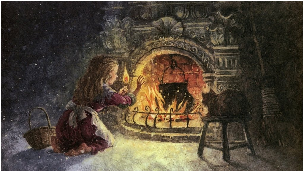 Иллюстрация из книги &laquo;Девочка со спичками&raquo;. Фото: Наталья Демидова / издательство АСТ