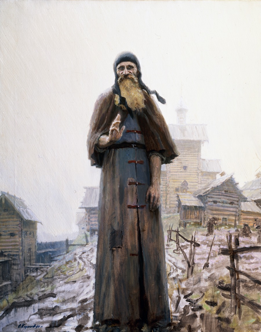 Картина Сергея Кириллова «Преподобный Сергий Радонежский. (Благословение)». Фото: kirillovgallery.ru