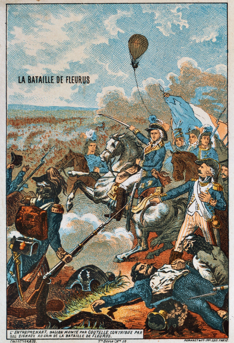 Литография&nbsp;&laquo;Битва при Флери&raquo;. Фото:&nbsp;Romanet & Cie. / Library of Congress&nbsp;