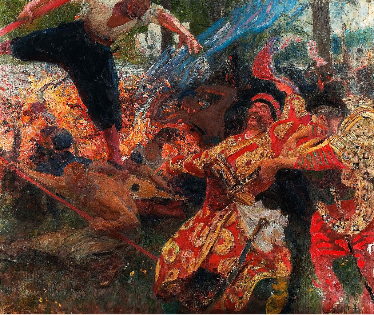 Картина «Гопак. Танец запорожских казаков». Фото: частное собрание