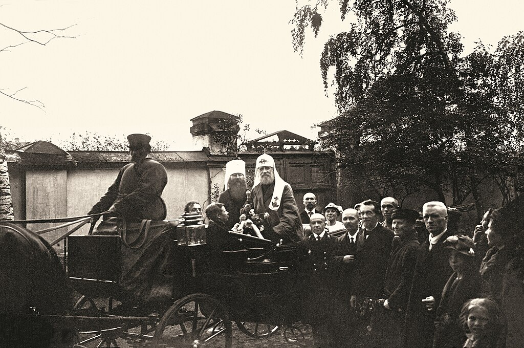 Отъезд Патриарха Тихона из Петрограда, 1918г. Фото: общественное достояние