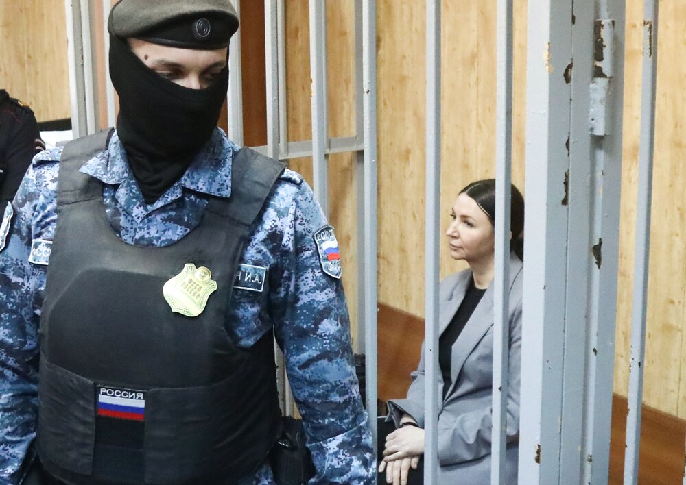 Оглашение приговора блогеру Елене Блиновской. Фото:&nbsp;Новосильцев Артур/Агентство &laquo;Москва&raquo;
