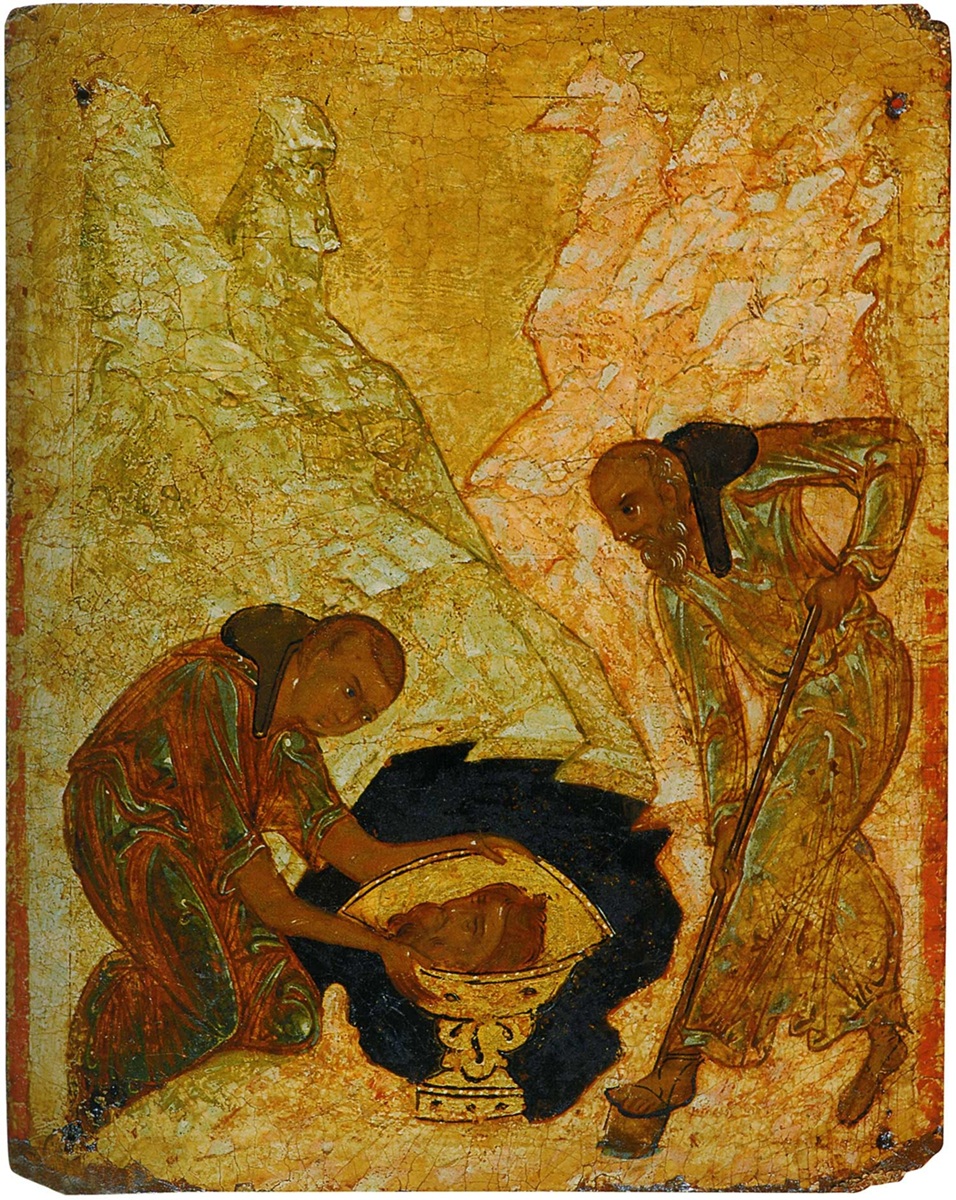 Икона "Первое обретение главы Иоанна Предтечи". Фото:&nbsp;Центральный музей древнерусской культуры и искусства им.&nbsp;Андрея Рублева