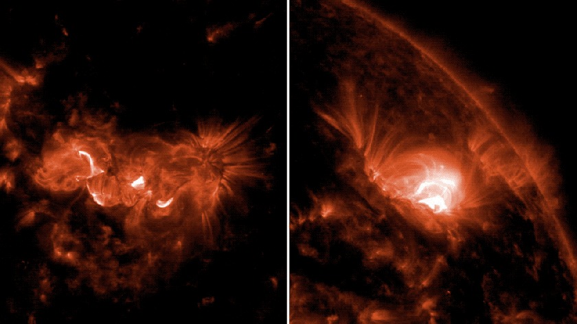 Солнечная активность в мае 2024 года. Фото: NASA / SDO