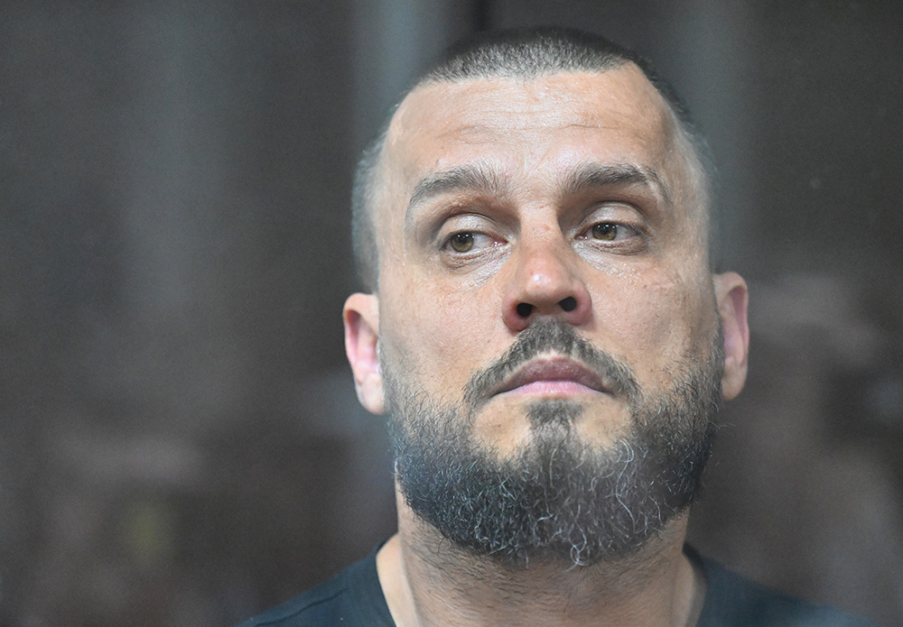 Генеральный директор центра "Антонов Pro" Максим Антонов, во время заседания в суде. Фото: Илья Питалев/РИА Новости