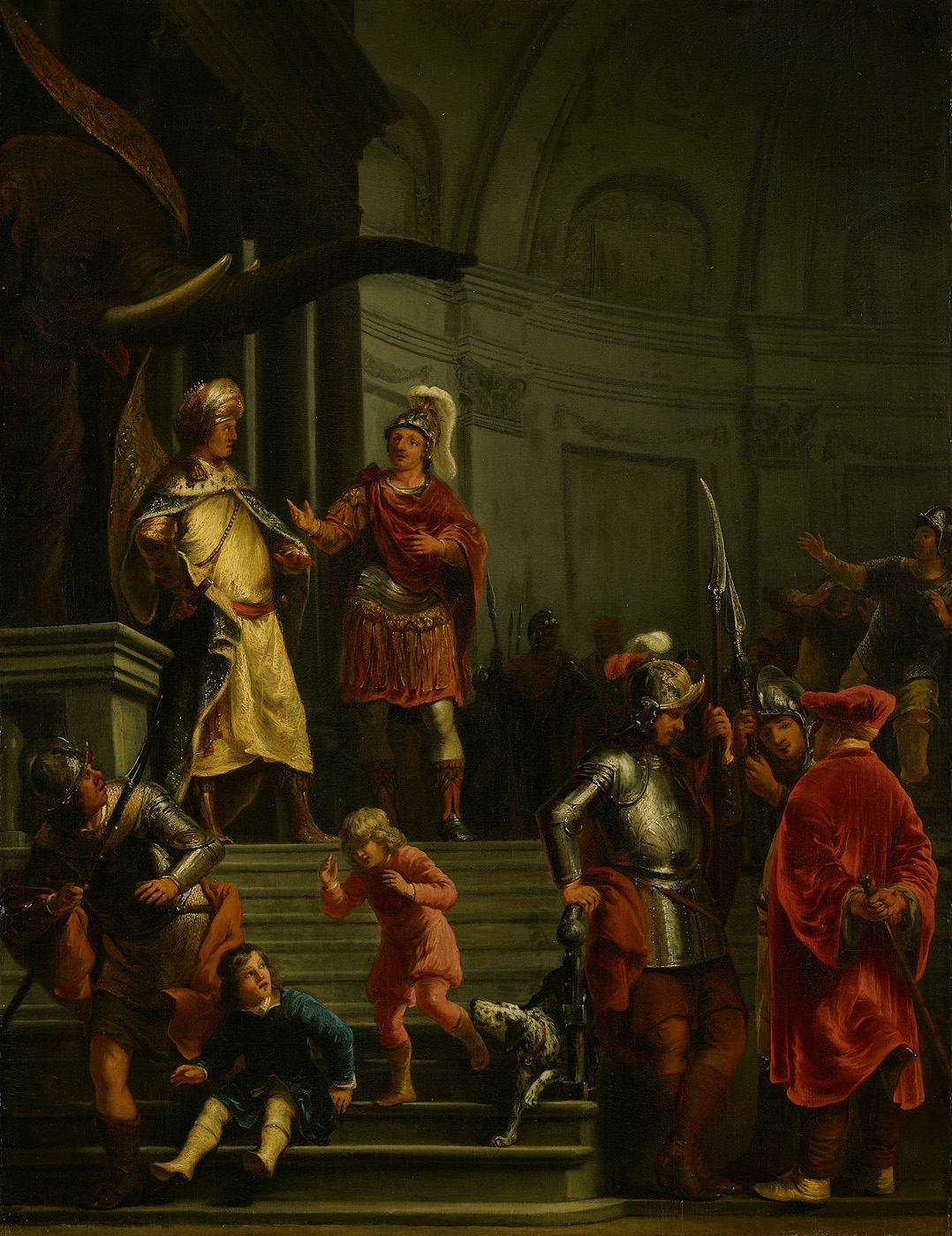 Картина Фердинанда Бола "Бесстрашие Фабриция в лагере армии Пирра". Фото:&nbsp;Amsterdam Museum
