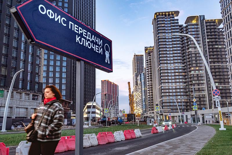 Современные жилые комплексы в Москве. Фото:&nbsp;Константин Кокошкин / Коммерсантъ