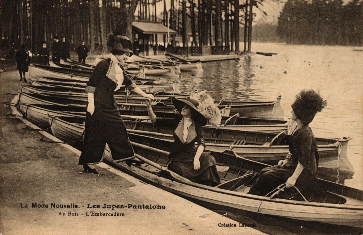 Жещины в jupe-culotte, 1911 год. Фото: общественное достояние