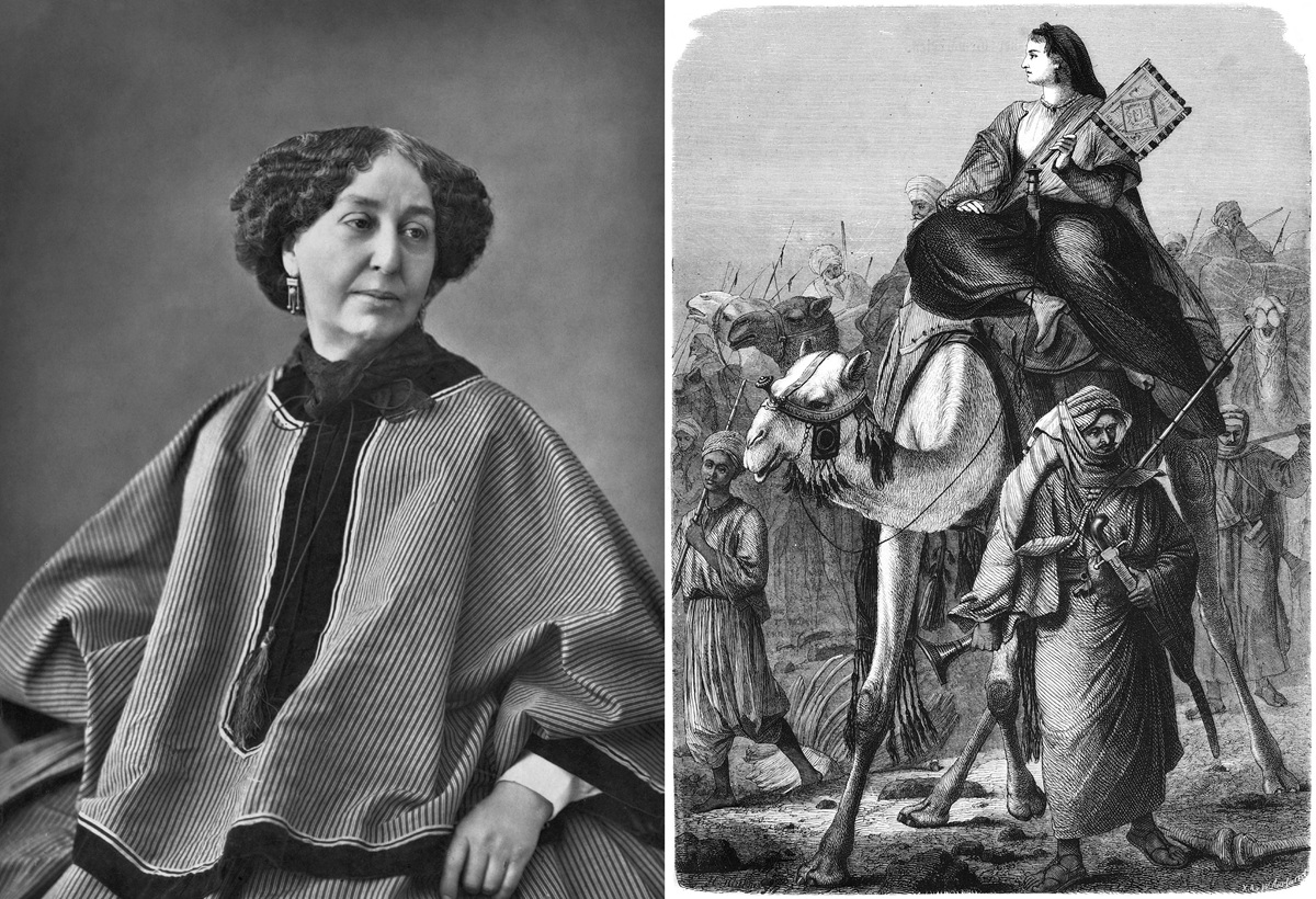Писательница Аврора Дюпен (Жорж Санд) и путешественница Александрин Тинне. Фото: Nadar /&nbsp;Biblioth&egrave;que de la Cit&eacute; de l'Architecture et du Patrimoine,&nbsp;Ernst Keil / Wikipedia