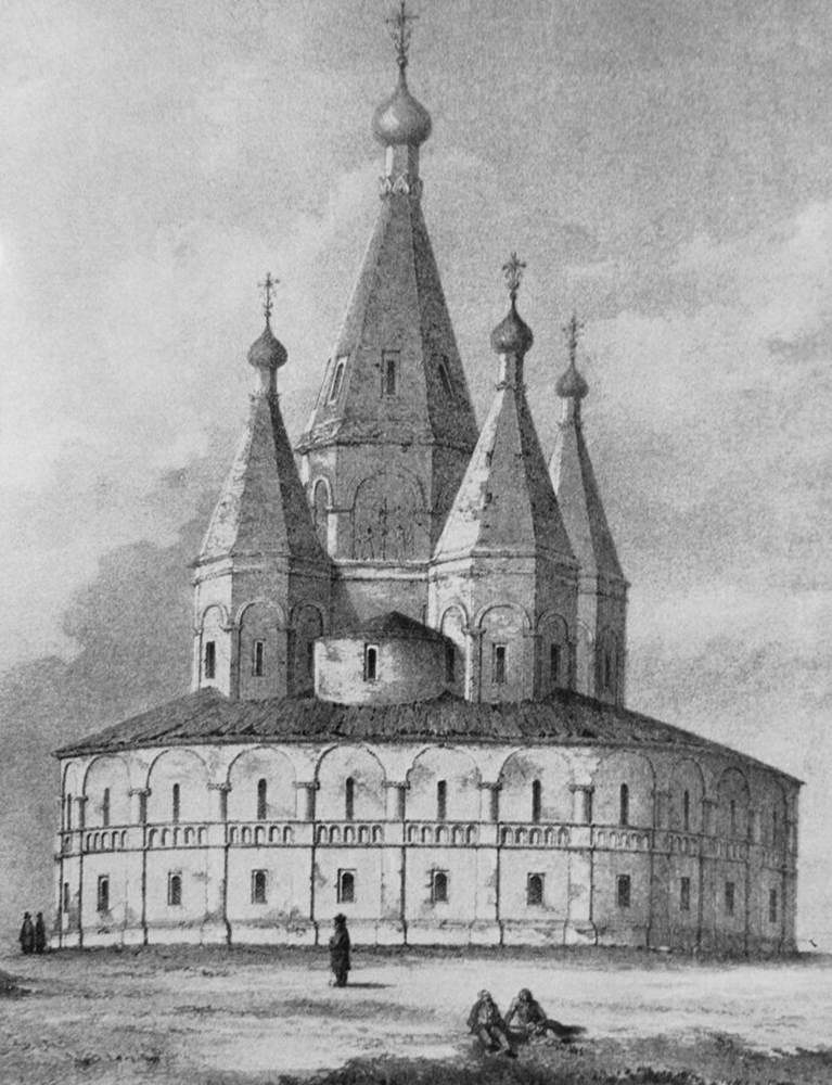 Изображение Борисоглебского собора в Старице. Фото: общественное достояние