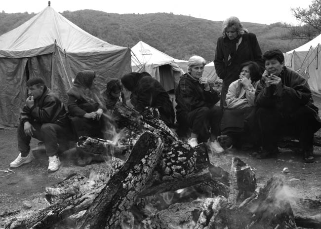 Сербские беженцы. Фото: Dozetdarko/Wikimedia