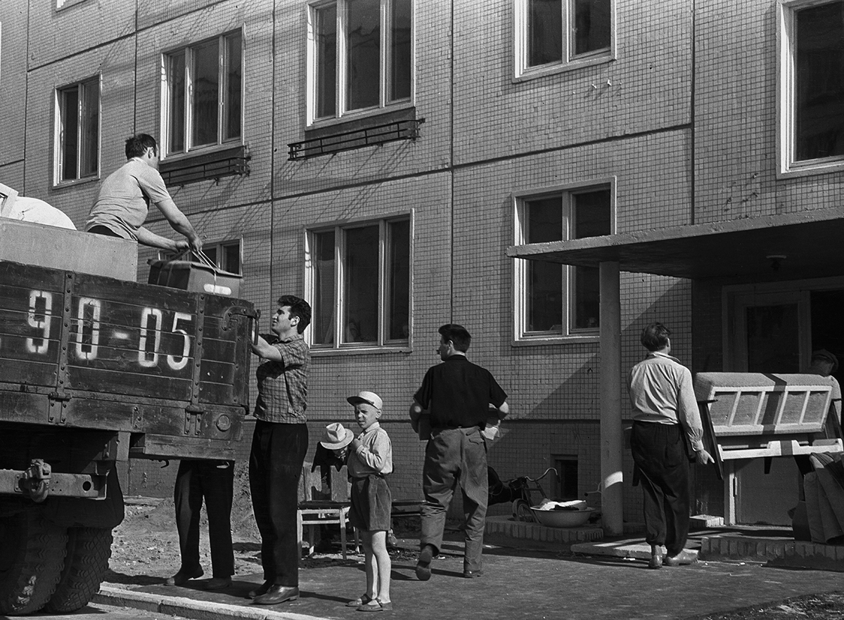 Московские новоселы, 1961 год. Фото: Морозов / РИА Новости