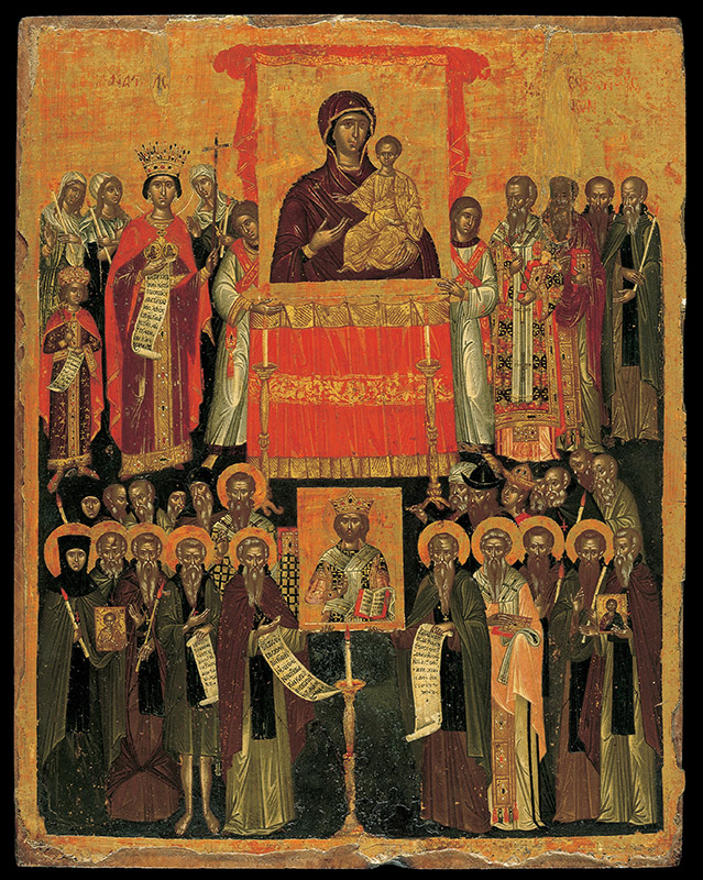 Икона «Торжество православия». Фото: Музей Бенаки