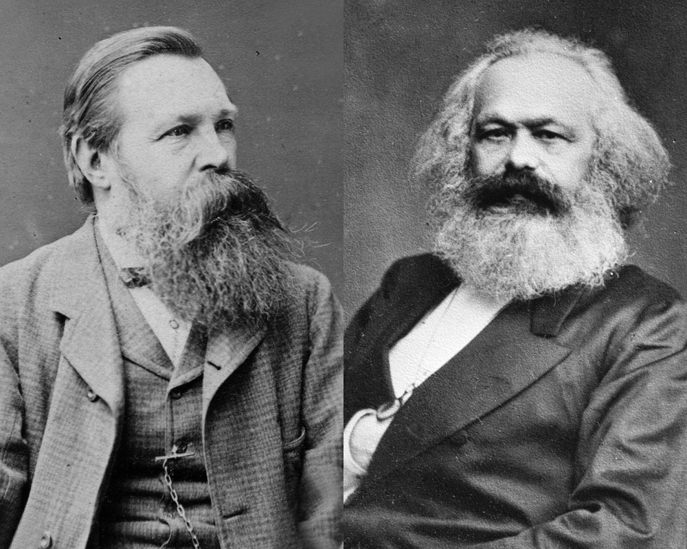 Фридрих Энгельс и Карл Маркс. Фото: William Hall, John Jabez Edwin Mayal / International Institute of Social History