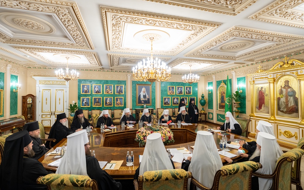 Заседание Священного Синода Русской Православной Церкви. Фото:&nbsp;Олег Варов /&nbsp;foto.patriarchia.ru