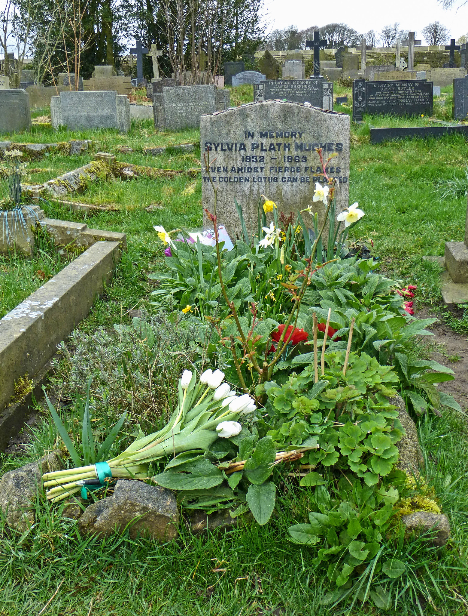 Могила Сильвии Плат. Фото:&nbsp;Tim Green&nbsp;/ Flickr