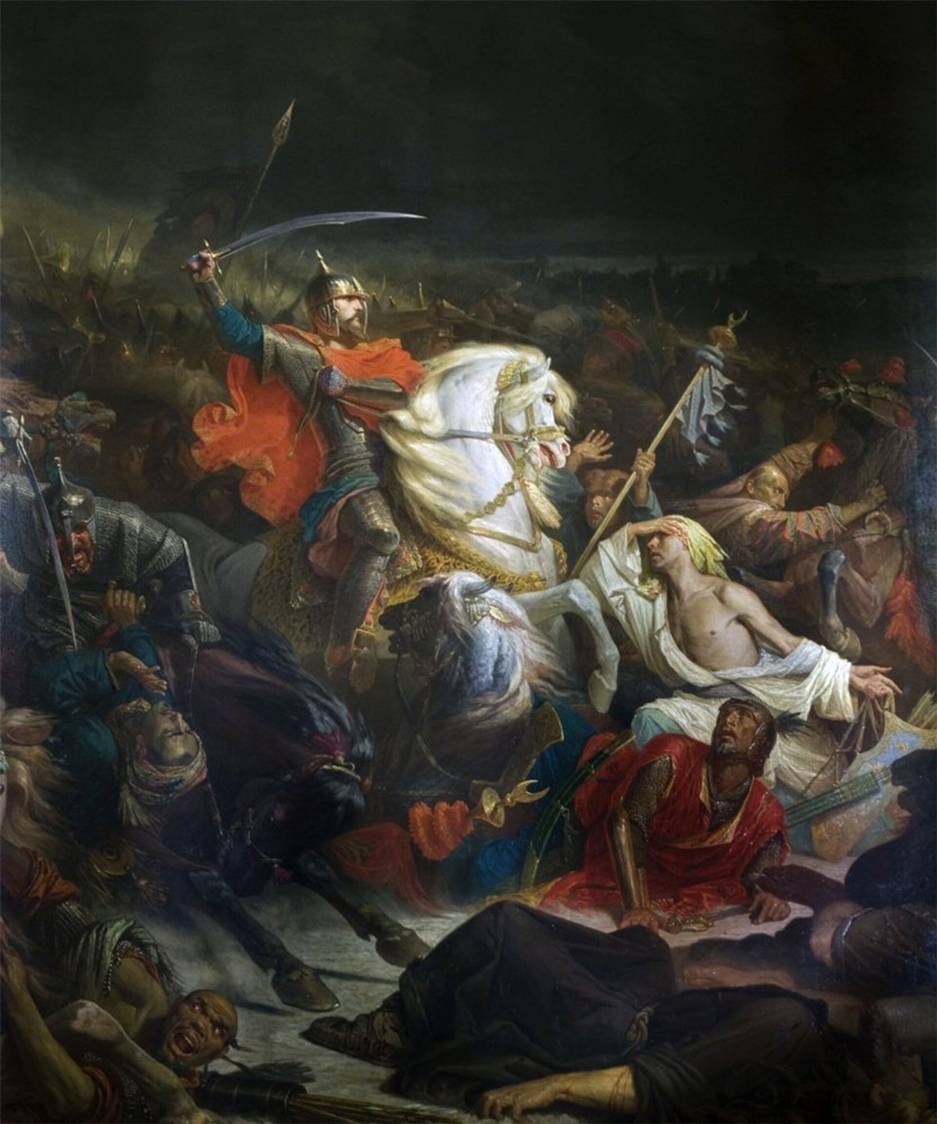 Картина А. Ивона &laquo;Куликовская битва&raquo;. Фото:&nbsp;Большой Кремлёвский дворец