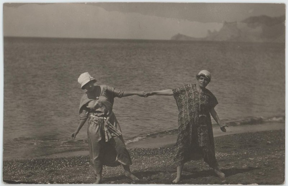 Ландсберг Елена Павловна и Казароза Бэлла Георгиевна. Фото:&nbsp;Музей М.А. Булгакова