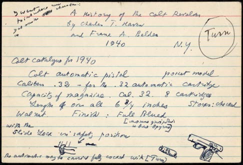 Наброски Набокова на "Лолите". Фото: Library of Congress
