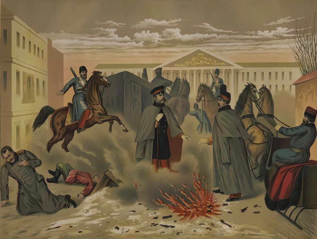 Покушение на жизнь Императора Александра II, 1 марта 1881 года. Фото: ГИМ