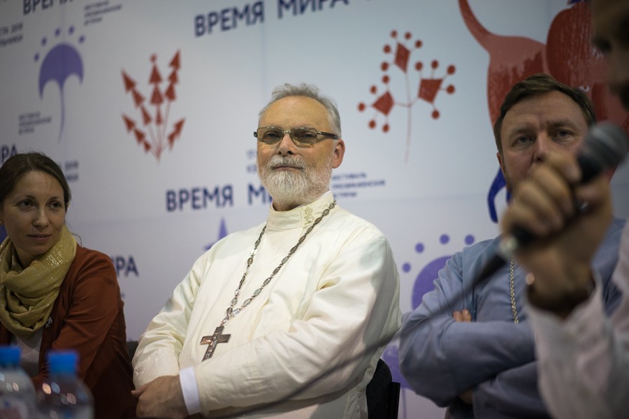 Священник Георгий Кочетков на фестивале «Преображенские встречи». Фото: СТОЛ