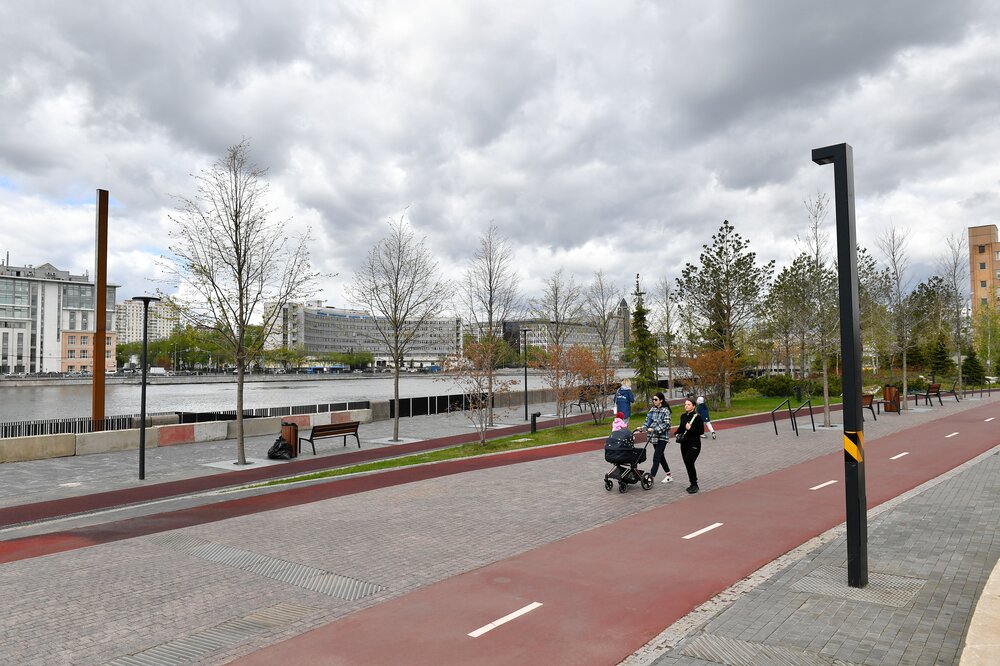 Набережная Марка Шагала. Фото:&nbsp;Киселев Сергей&nbsp;/ Агентство &laquo;Москва&raquo;