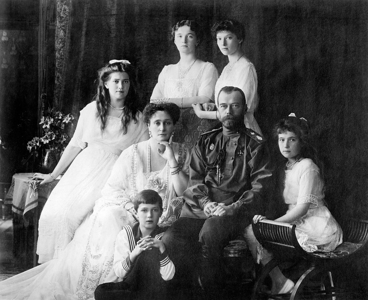 Царская семья. Фото: Boasson and Eggler St. Petersburg Nevsky 24 / Library of Congress