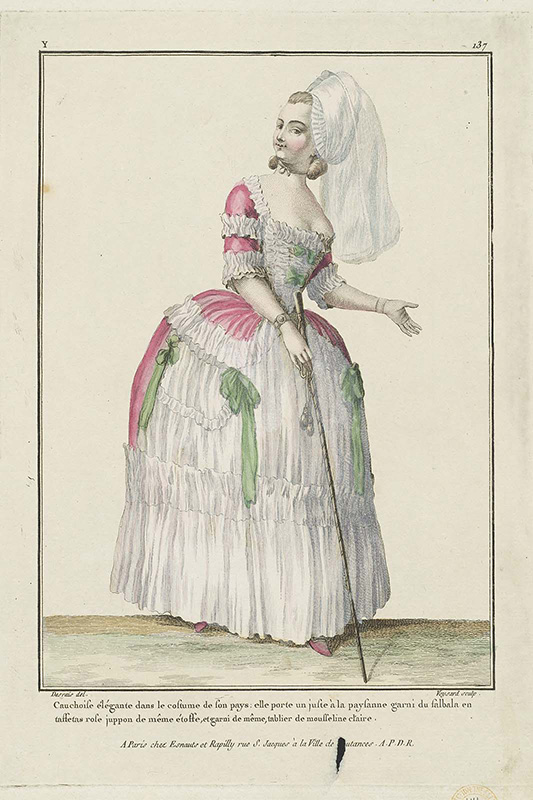 Иллюстрация из&nbsp;Galerie des modes et costumes fran&ccedil;ais. Фото: общественное достояние