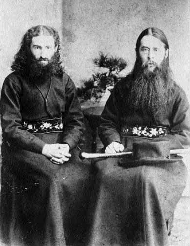 Иеромонах Андроник (Никольский) и архимандрит Сергий (Страгородский). Япония, 1898 год. Фото: общественное достояние