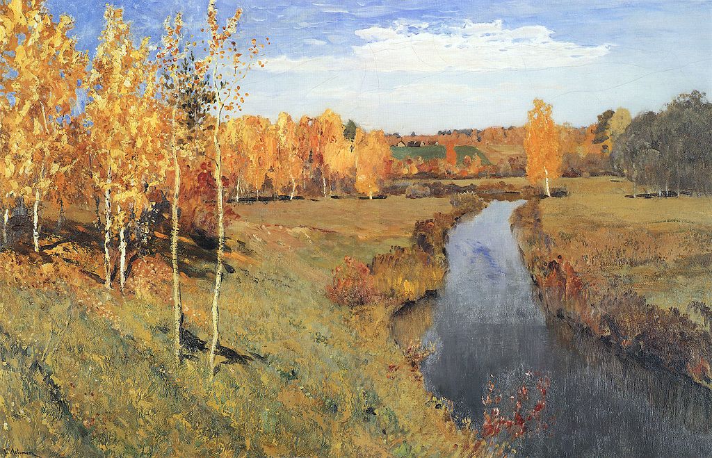 Картина «Золотая осень». Фото: Государственная Третьяковская галерея