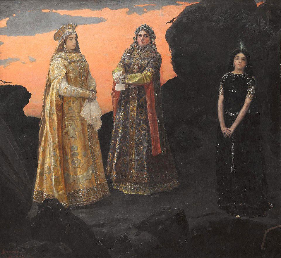 Картина «Три царевны подземного царства», 1881 год. Фото: Государственная Третьяковская галерея