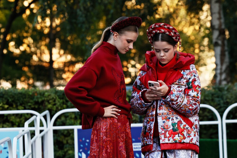 Модный показ в рамках Фестиваля русской культуры.Фото: Лукина Мария / Агентство «Москва»