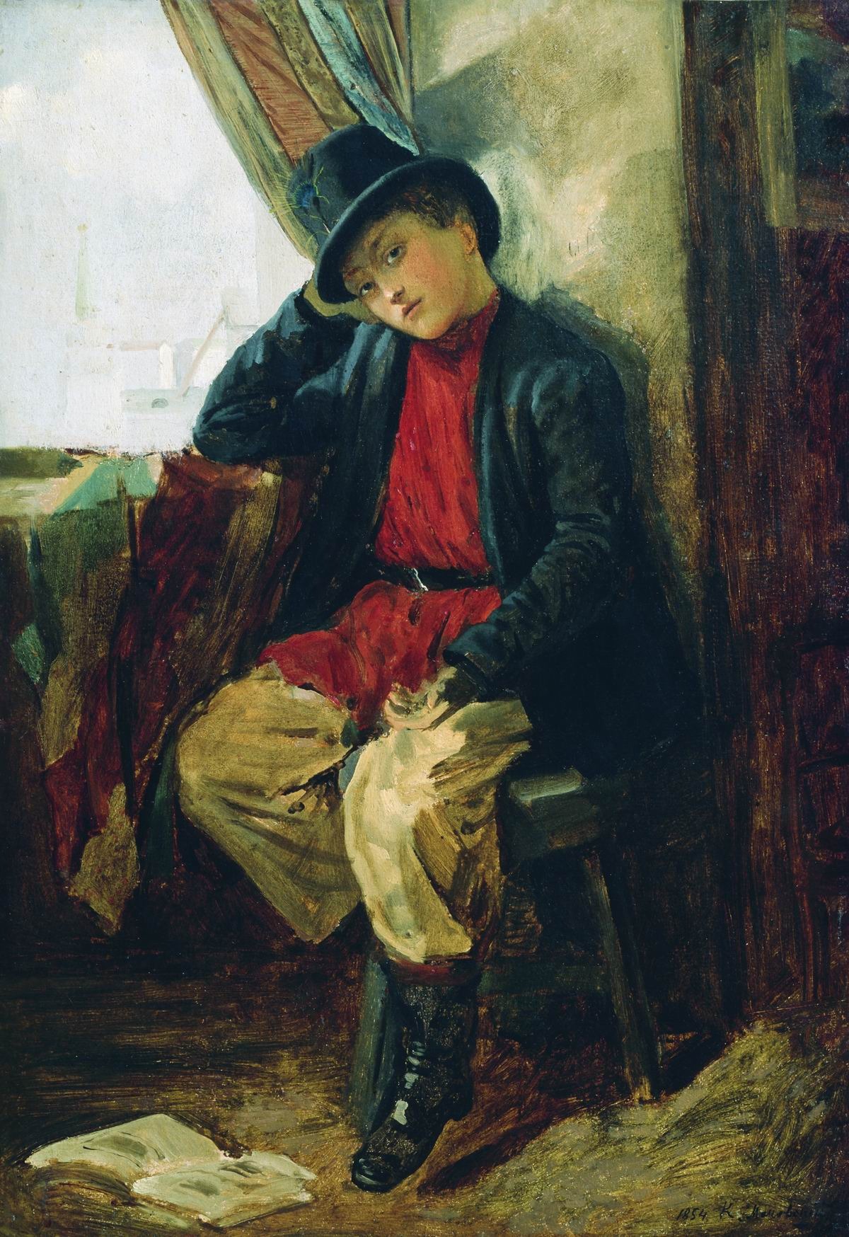 «Портрет брата — В. Е. Маковского в возрасте 8 лет». Фото: Государственный Русский музей