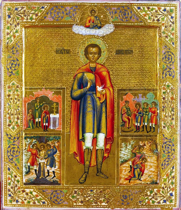Икона «великомученик Трифон с житием». Фото: vk.com/museum_andrey_rublev