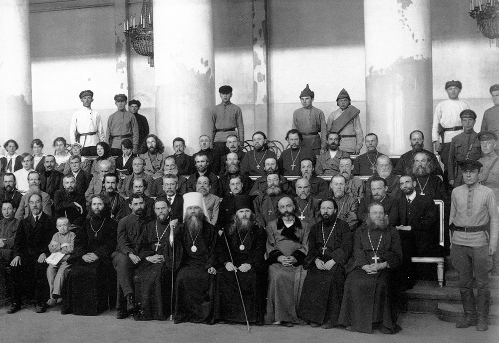 Подсудимые по делу об изъятии церковных ценностей, июнь 1922 года. Фото: общественное достояние