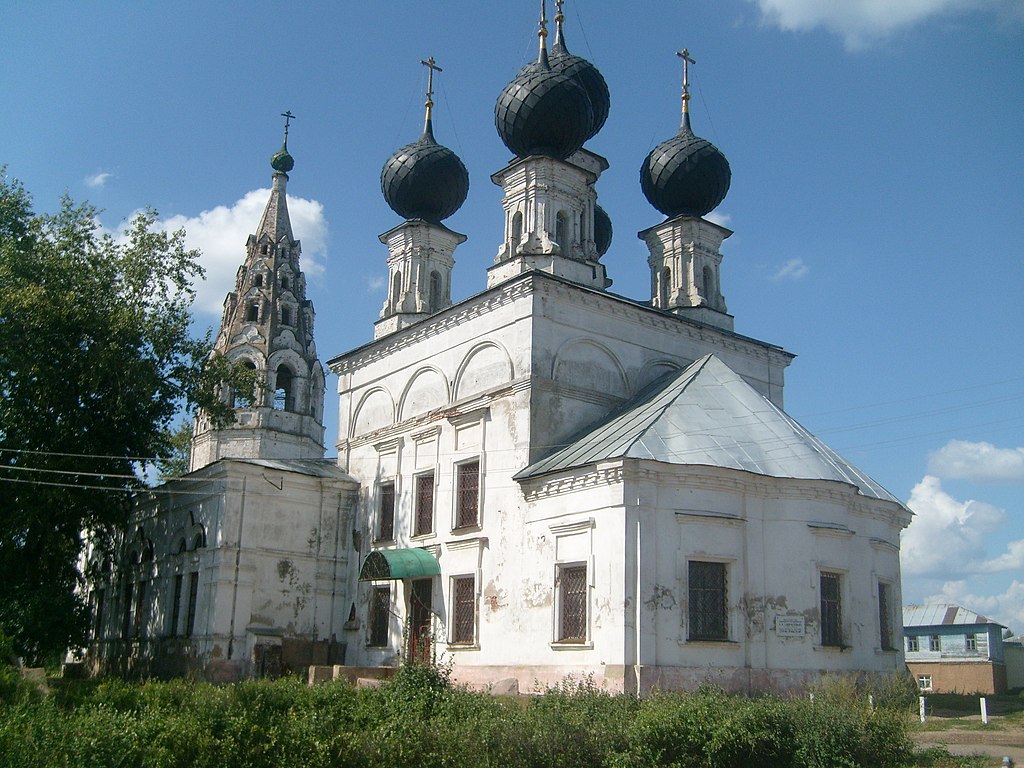 Церковь Воскресения в селе Сусанино (Молвитино). Фото: Костромич / Wikipedia
