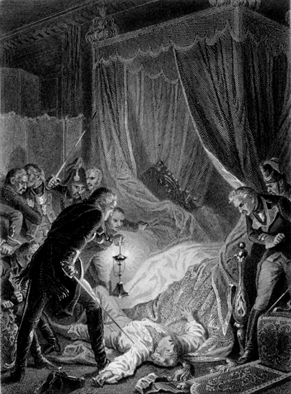 Убийство Павла I . Французская гравюра. Фото: общественное достояние