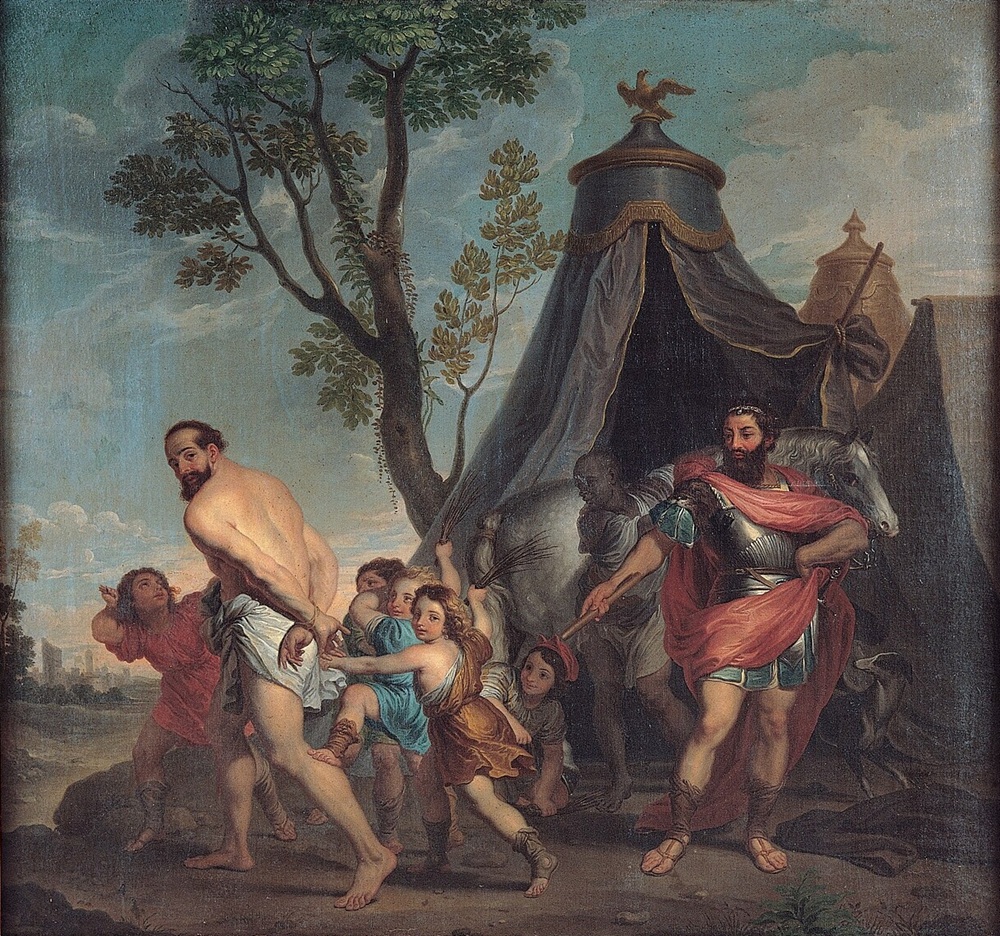 Картина&nbsp;Доменико Корви "Камилл и учитель из Фалерии". Фото:&nbsp;Capitoline Museums