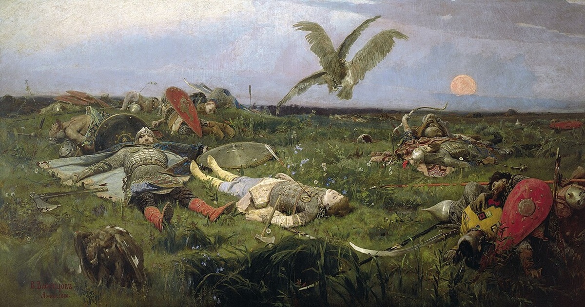 Картина&nbsp;В.&nbsp;М.&nbsp;Васнецова&nbsp;&laquo;После побоища Игоря Святославича с половцами&raquo;. Фото:&nbsp;Государственная Третьяковская галерея&nbsp;