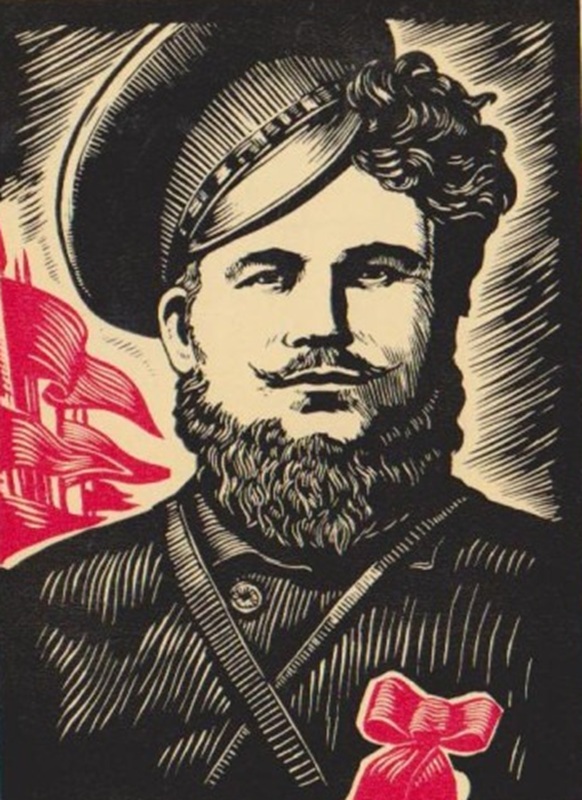 Открытка с изображением Фёдора Подтёлкова. Фото: общественное достояние