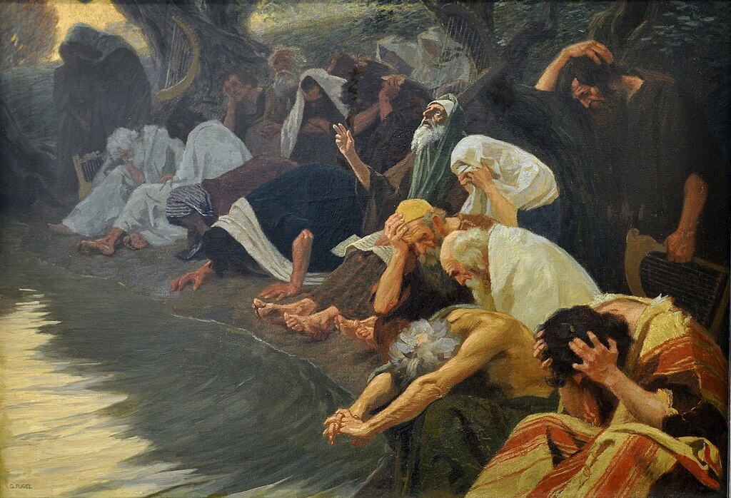 Картина Гебхарда Фугеля "Воды Вавилона". Фото: Galerie Fähre