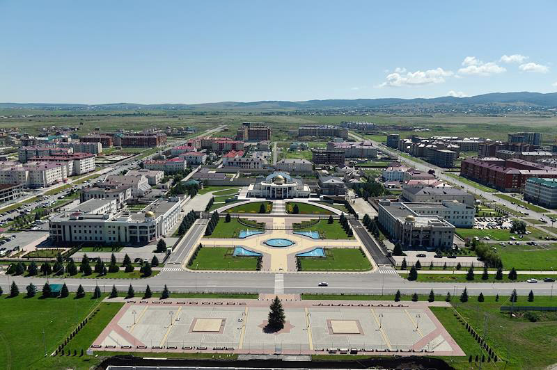 Вид на город Магас. Фото: Глеб Щелкунов/Коммерсантъ
