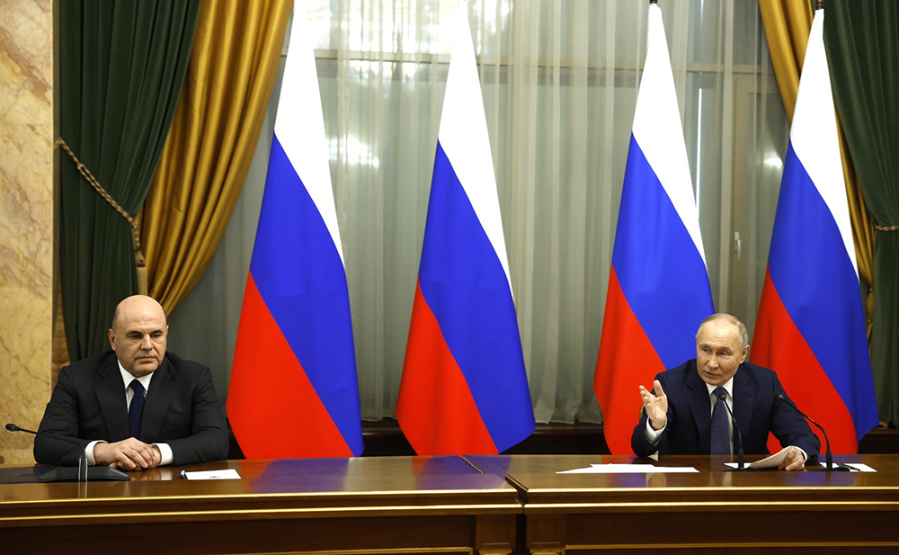 Михаил Мишустин и Владимир Путин. Фото: пресс-служба Правительства Российской Федерации