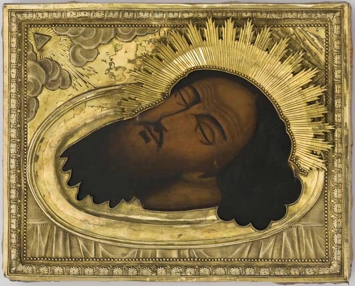 Икона "Образ главы Иоанна Предтечи". Фото: Эрмитаж