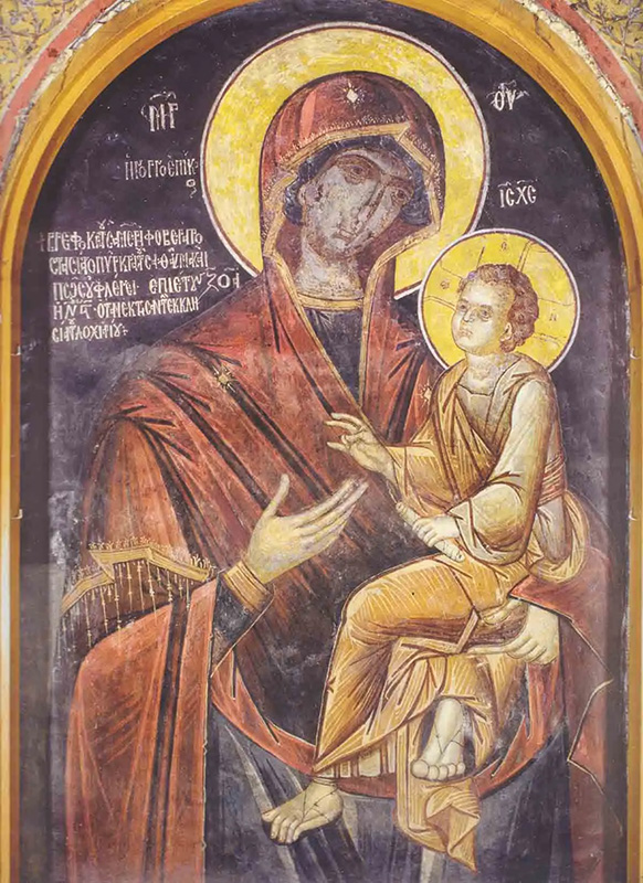 Икона Божией Матери «Скоропослушница». Фото: Монастырь Дохиар, Афон